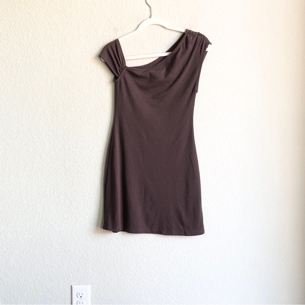 Free People FP Beach Cora Mini Dress Brown XS